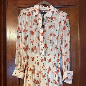Rag & Bone Floral Mini Dress
